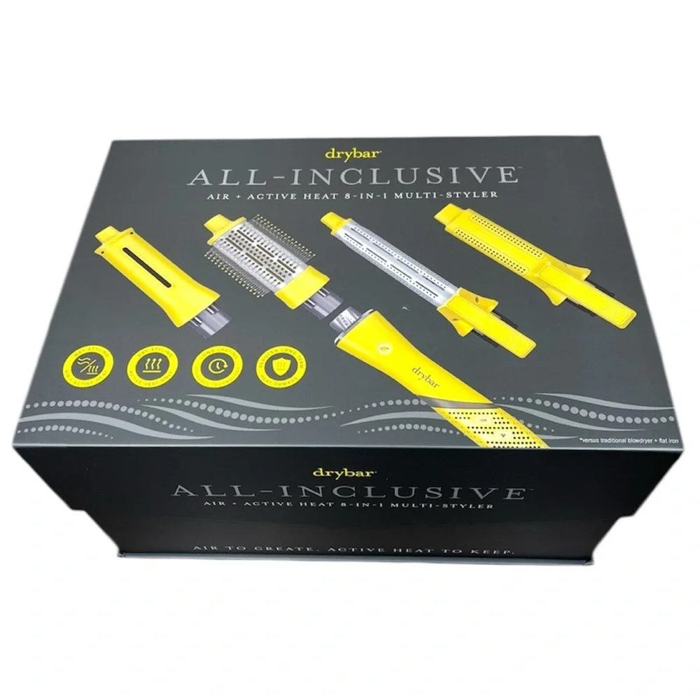 Drybar Yellow All Inclusive Air + Active Heat 8 in 1 Multi-Styler